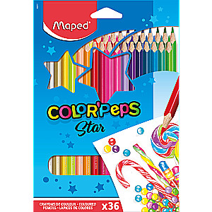 Цветные карандаши MAPED Color Peps, 36 цветов