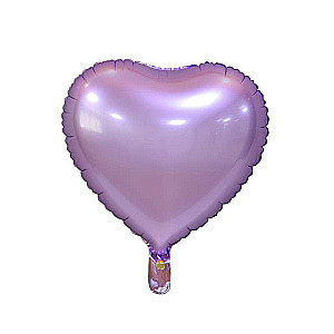 Foil balloon Heart lilac matte 18