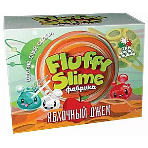 Слайм Fluffy Slime фабрика. Яблочный джем