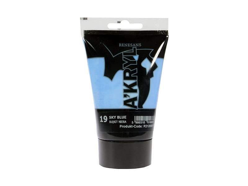 Краска акриловая Nr.19, 100ml, (SKY BLUE)