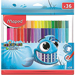 Фломастеры MAPED Color`Peps Ocean 36 цветов