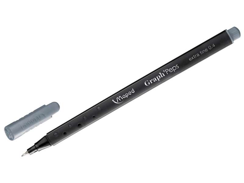 Маркер тонкий MAPED Finefelt 0.4mm, Gentle Grey, серый