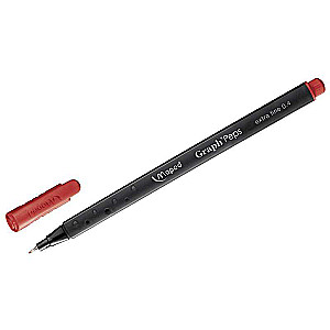 Маркер тонкий MAPED Finefelt 0.4mm, Red Kiss, красный