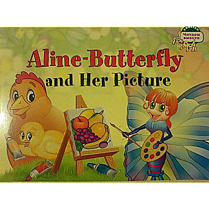 Aline-Butterfly and Her Picture = Бабочка Алина и её картина