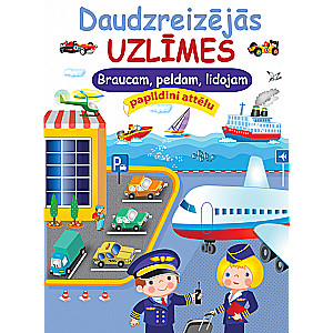 Daudzreizējās uzlīmes. Braucam, peldam, lidojam