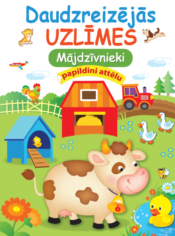 Daudzreizējās uzlīmes. Mājdzīvnieki