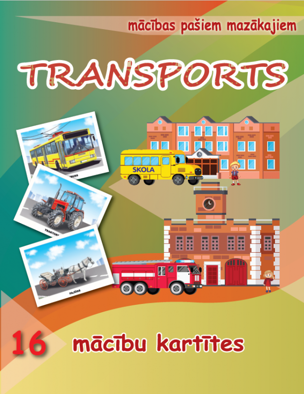 Mācību kartītes – TRANSPORTS ( LV )