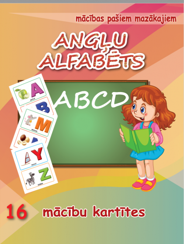 Mācību kartītes – ANGĻU ALFABĒTS ( LV )