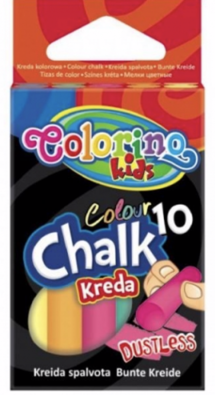 Мелки COLORINO, 10 шт. 