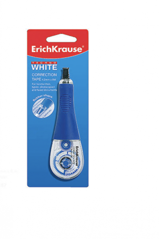 Лента корректирующая ErichKrause Techno White, 4,2 мм х 8 м