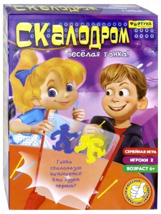 Настольная семейная игра Скалодром, веселая гонка