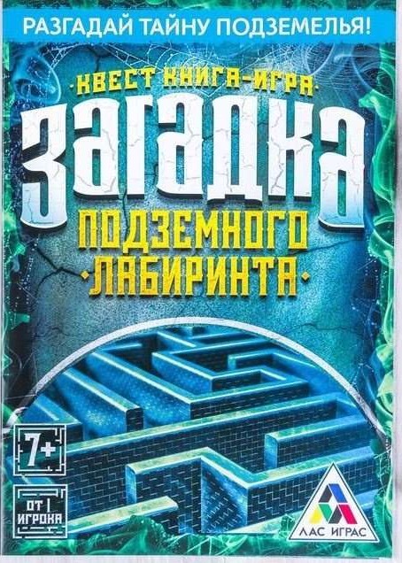 Книга-игра поисковый квест Загадка подземного лабиринта