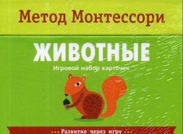 Игровой набор карточек Животные