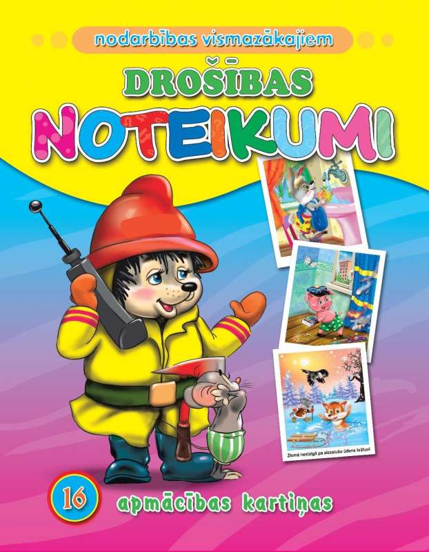 Drošības noteikumi. 16 apmācības kartiņas