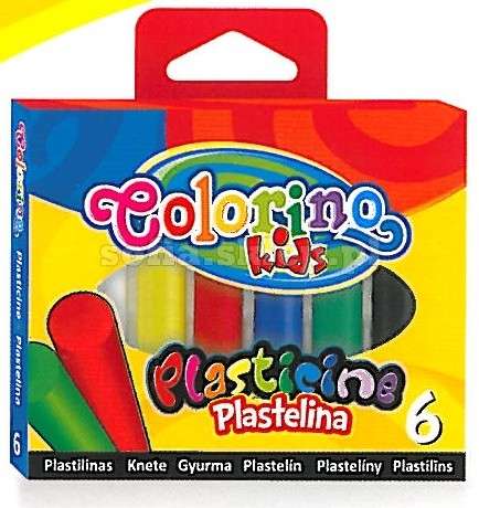 Пластилин COLORINO 6 цветов