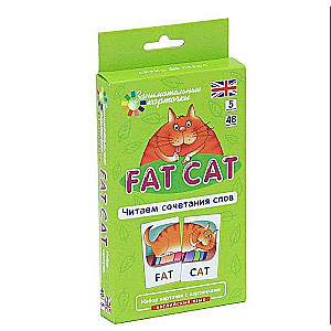 Набор карточек Fat Cat. Читаем сочетания слов. Level 5