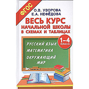 Весь курс начальной школы в схемах и таблицах. 1-4 класс. Русский язык, математика, окружающий мир