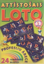 Attīstošais loto. Profesiju ābece