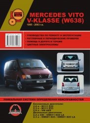 MERCEDES Vito V-klasse (W638) 1995-2003, рестайлинг 1998 г. (бензин/дизель)