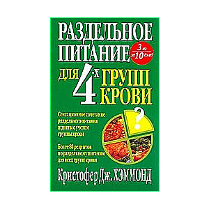 Раздельное питание для 4-х групп крови