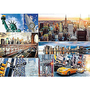 Пазл 4000 Trefl: New York - collage