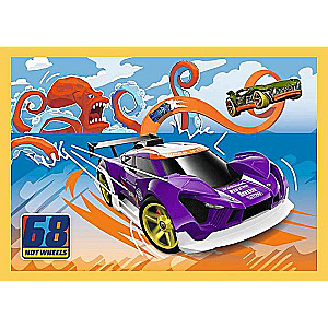 Пазл 4in1 Trefl: Hot Wheels vehicles