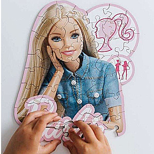 Пазл 50 Wood Craft Junior Trefl: Beautiful Barbie