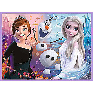 Пазл 2in1 + Memos Trefl: Disney Frozen 2