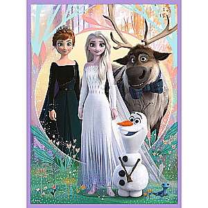 Пазл 2in1 + Memos Trefl: Disney Frozen 2