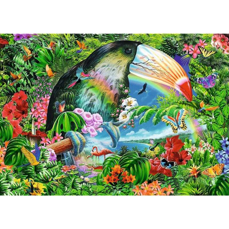 Пазл 1040 Trefl: Tropical animals