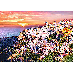 Пазл 1000 Trefl: Sunset over Santorini