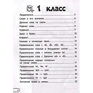 Правила по русскому языку: для начальной школы. 1 - 4 классы