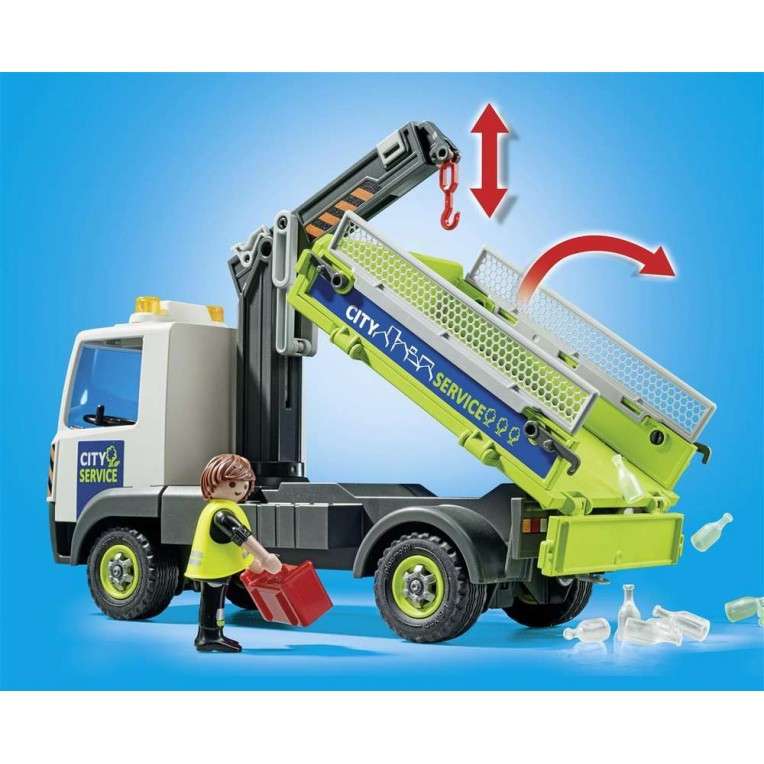 Конструктор - Playmobil Glass Recycling Truck with Container