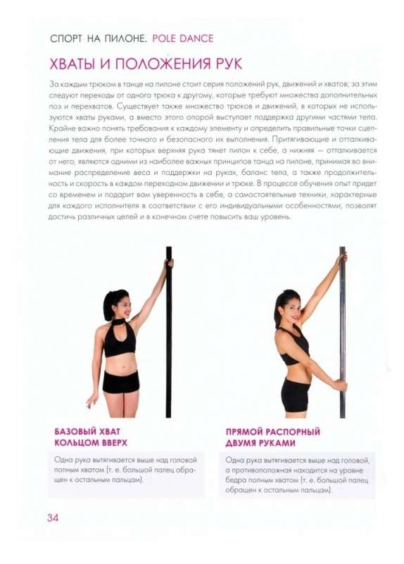 Спорт на пилоне. Pole dance. Элементы, техника, правила безопасной тренировки