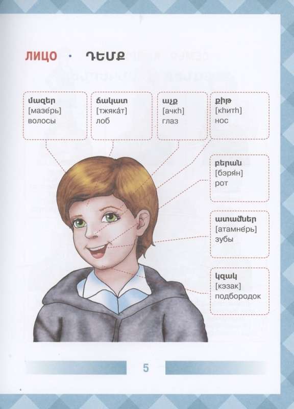 Армянско-русский словарь для детей в картинках