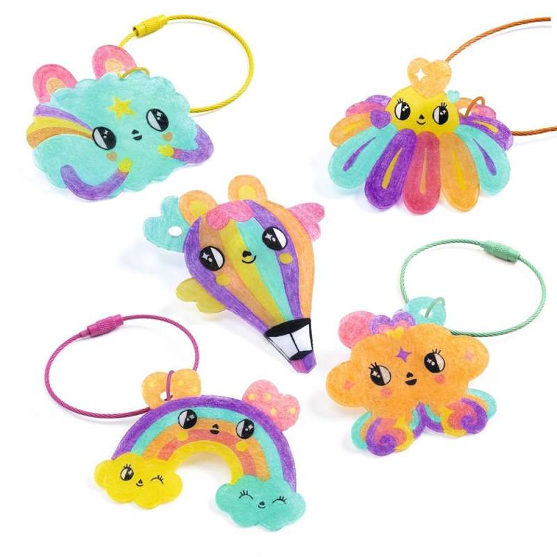 Творческий набор Djeco - Kawaii Keyrings 