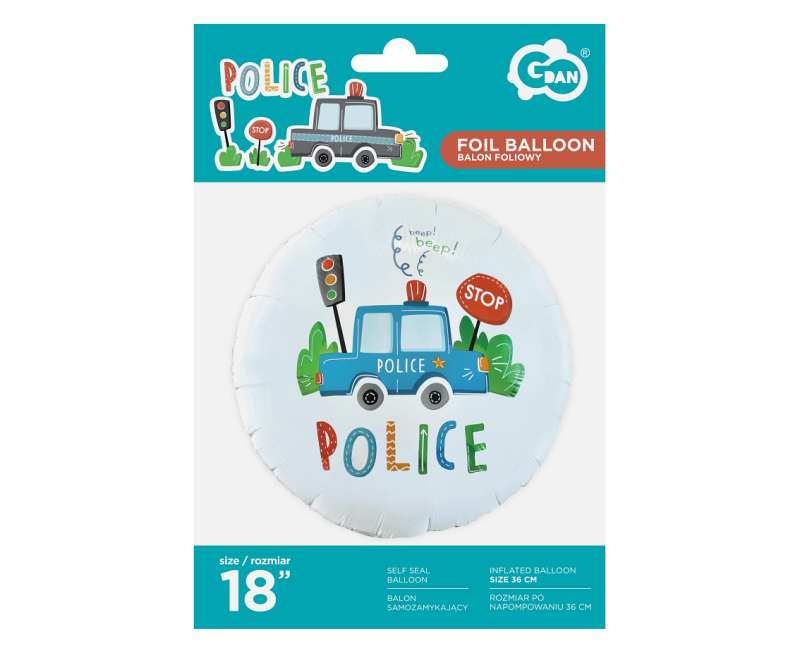 Foil balloon 18 - Police