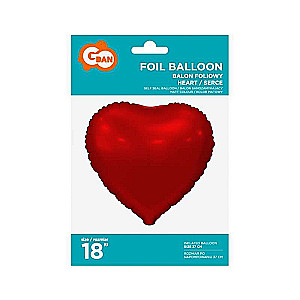 Foil balloon 18 - Heart, matte