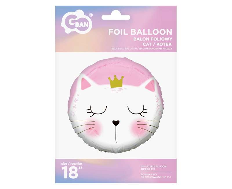 Foil balloon 18 - Cat