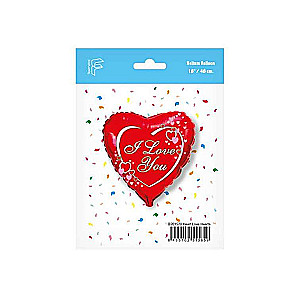 Foil balloon 18 - I Love You