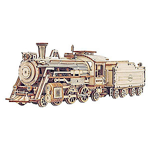 Деревянный 3D пазл ROBOTIME - Prime Steam Express