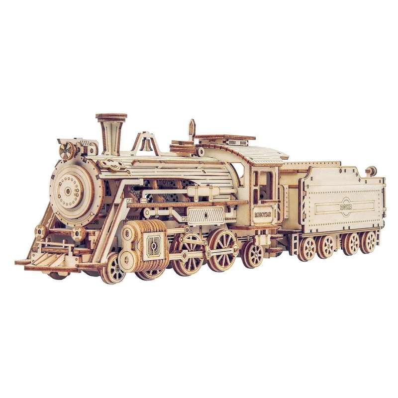 Деревянный 3D пазл ROBOTIME - Prime Steam Express