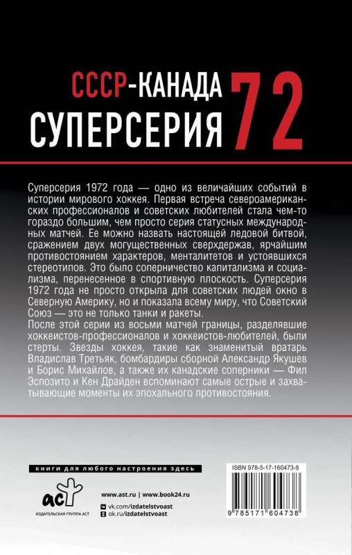 Суперсерия 72. СССР-Канада: история самого невероятного хоккейного противостояния