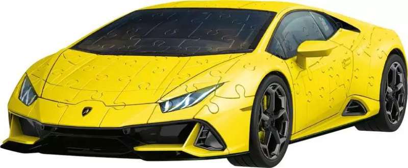 3D пазл Lamborghini Huracan, желтый