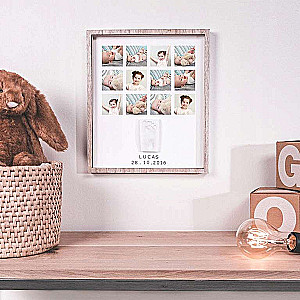 Baby Art First Year Print Frame набор для изготовления детских следов/ручек, wooden