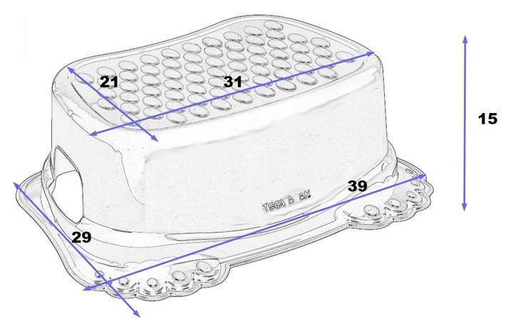 TEGA BABY  нескользящая подставка для ног