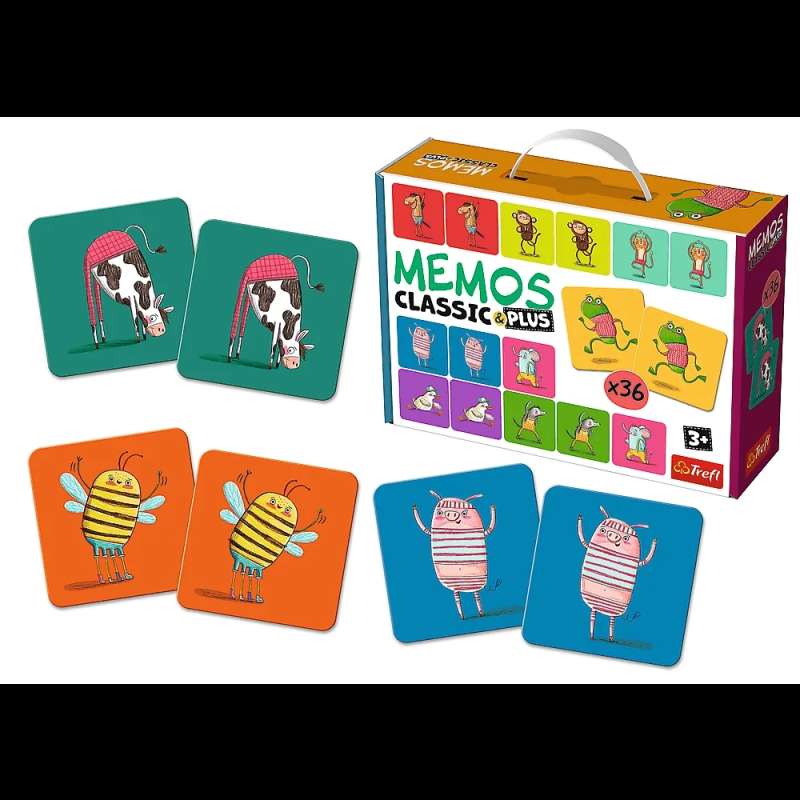 Настольная игра - Memo Classic Plus. Звуки и движения