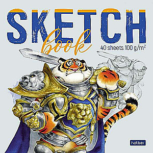 Premium Блокнот SketchBook 40л А5ф 165х165мм 