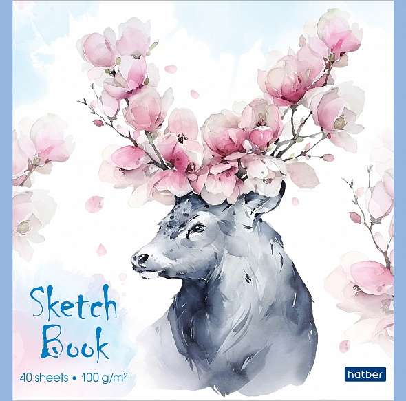 Premium Блокнот SketchBook 40л А5ф 165х165мм 