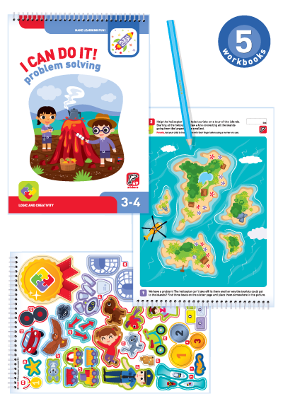 I Can Do It! Activity pack for children aged 3-4 Я могу! Комплект из 5 тетрадей. 3-4 года